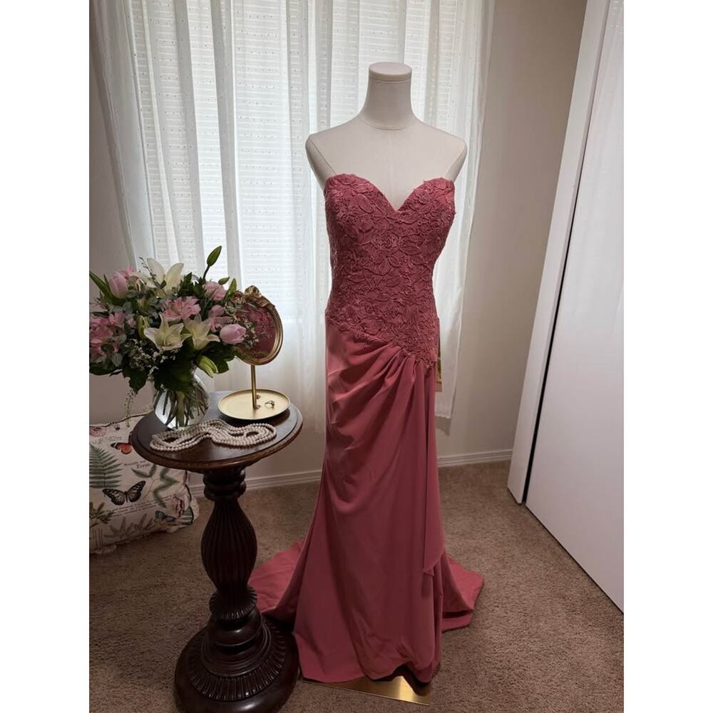 Beautiful MGNY (Madeline Gardner New York) formal gown — new with tags. Size 14